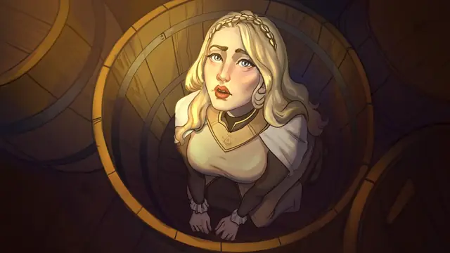 Lady in the Barrel